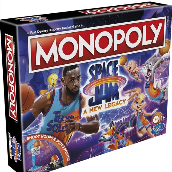 Monopoly Space Jam A New Legacy Edition Family Board Game - Picture 5 of 11